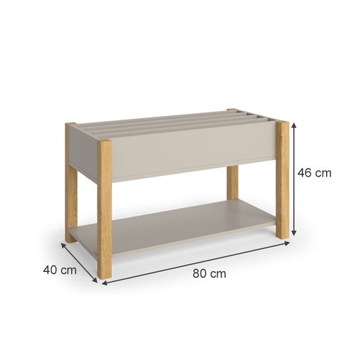 Bibliothèque Enfant Malia 52192 Chêne Cachemire 80x46cm