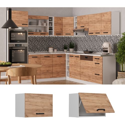 Elément Haut De Cuisine R-line 52251 Chêne De Force Doré 60cm Plat