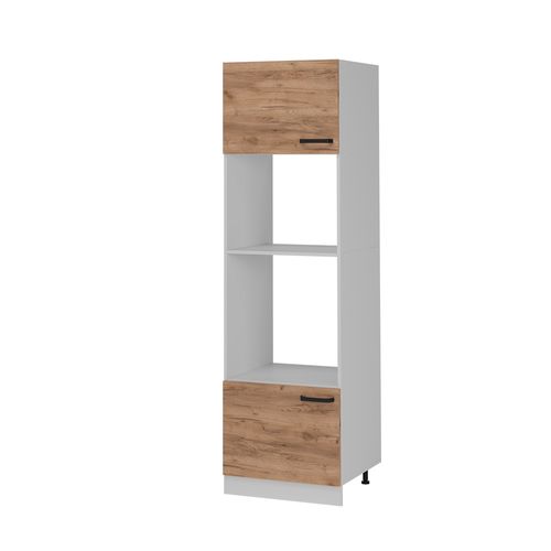 Armoire Micro-ondes R-line 52255 Chêne De Force Doré 60cm Sans Plan De Travail