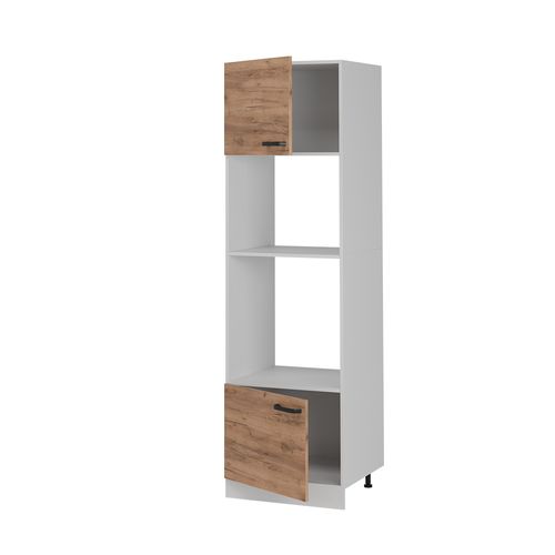 Armoire Micro-ondes R-line 52255 Chêne De Force Doré 60cm Sans Plan De Travail