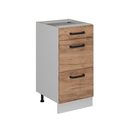 Meuble Cuisine R-line 52268 Chêne De Force Doré 40cm Sans Pt