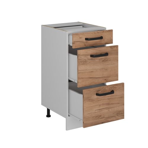 Meuble Cuisine R-line 52270 Chêne De Force Doré 40cm Pt Chêne