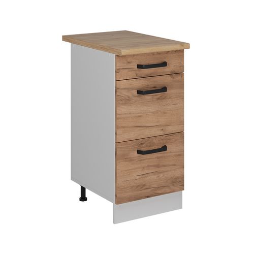 Meuble Cuisine R-line 52270 Chêne De Force Doré 40cm Pt Chêne