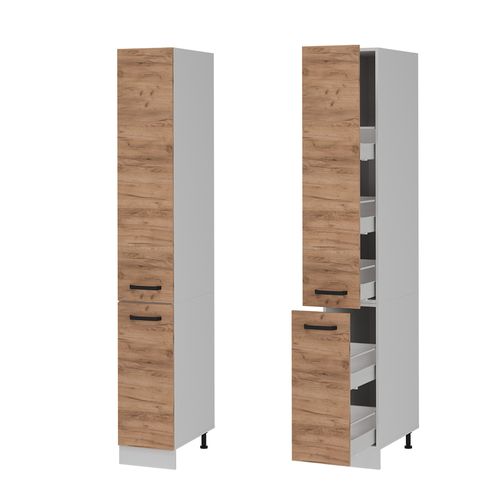 Meuble Haute De Cuisine R-line 52284 Chêne De Force Doré 30cm