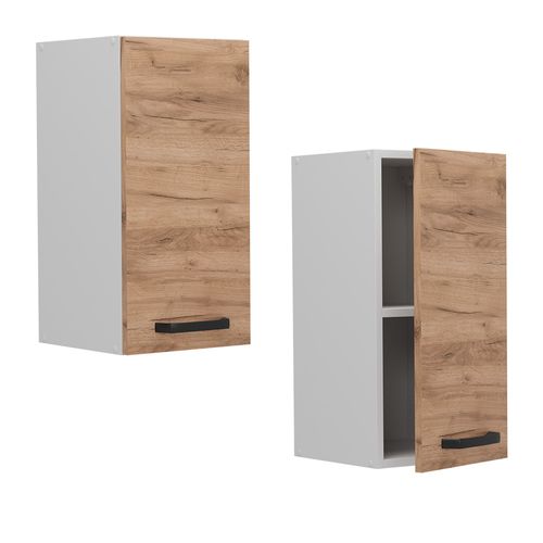 Elément Haut De Cuisine R-line 52297 Chêne De Force Doré 30cm