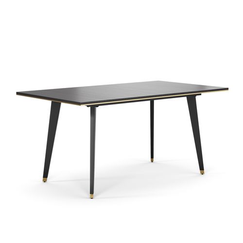 Table De Salle à Manger Goldamo 53020 Noir 200x90cm Extensible