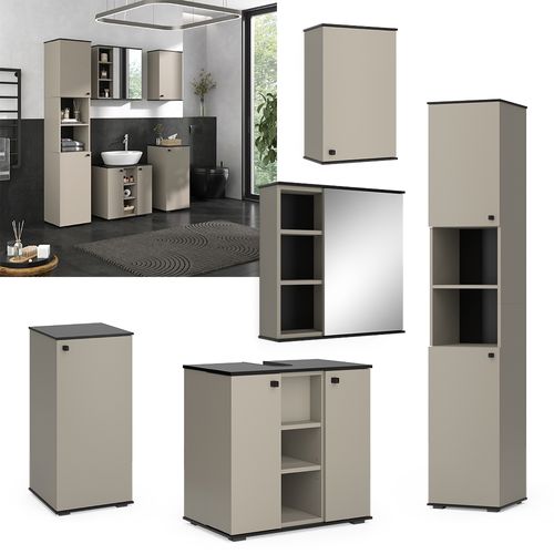 Meubles Bain Joli 53155 Grège 5 Pièces