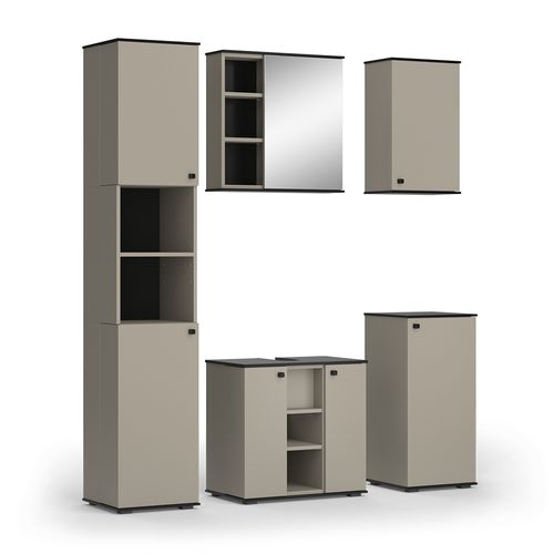 Meubles Bain Joli 53155 Grège 5 Pièces