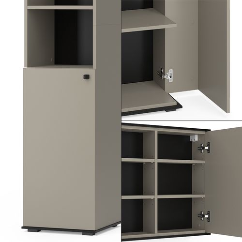 Meubles Bain Joli 53155 Grège 5 Pièces