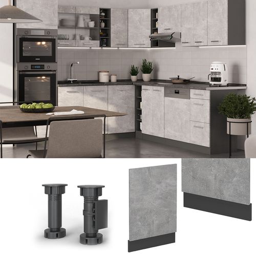 Façade R-line 53186 Béton 45cm Sans Pt