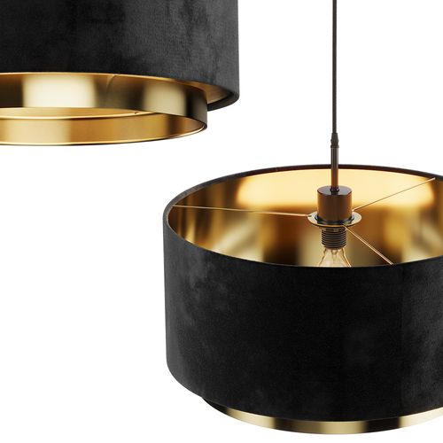 Lustre Goldamo 53238 Noir 45x25.7cm