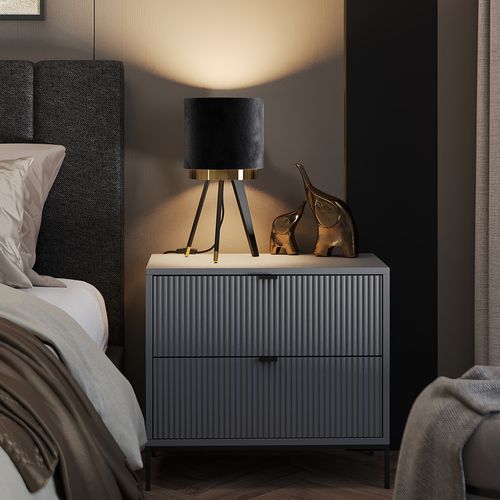 Lampe De Table Goldamo 53253 Noir 23x46cm Lot De 2