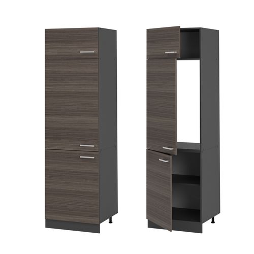 Armoire Pour Frigo R-line 53315 Gris Noble 60cm