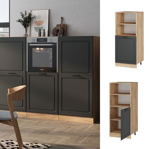 Meuble Pour Four R-line 53333 Anthracite Campagne 60cm