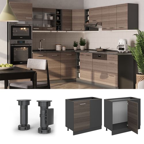 Meuble Dangle R-line 53336 Gris Noble 86cm Sans Pt