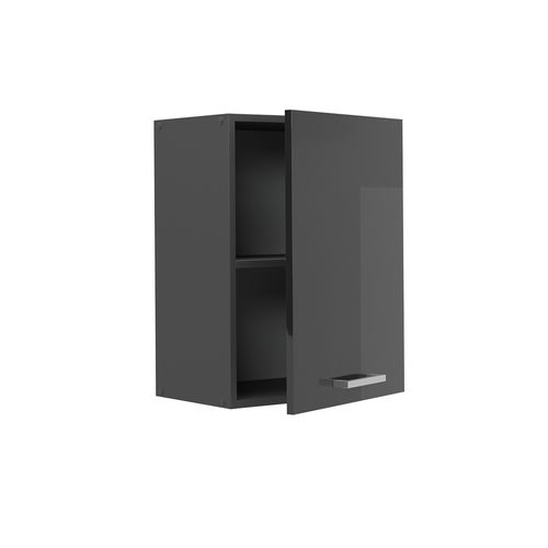 Elément Haut De Cuisine R-line 53338 Anthracite Haute Brillance 45cm