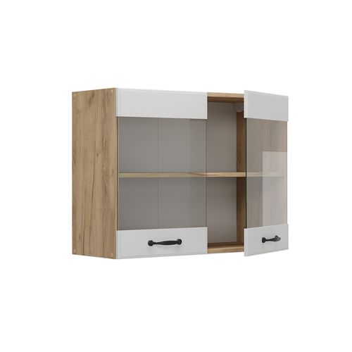 Armoire En Verre R-line 53381 Blanc Campagne 80cm
