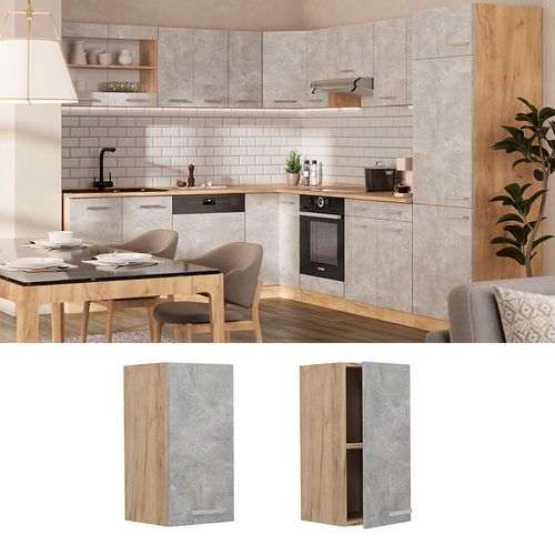 Elément Haut De Cuisine R-line 53382 Béton 30cm
