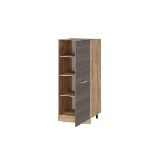 Meuble Pour Four R-line 53389 Gris Noble 60cm