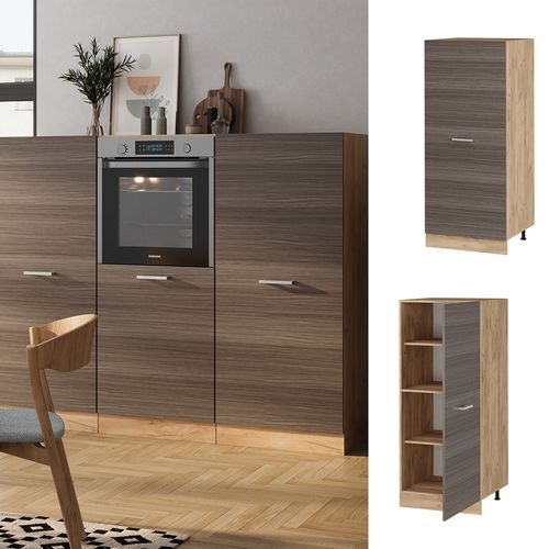Meuble Pour Four R-line 53389 Gris Noble 60cm