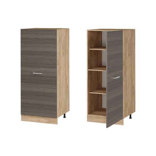 Meuble Pour Four R-line 53389 Gris Noble 60cm