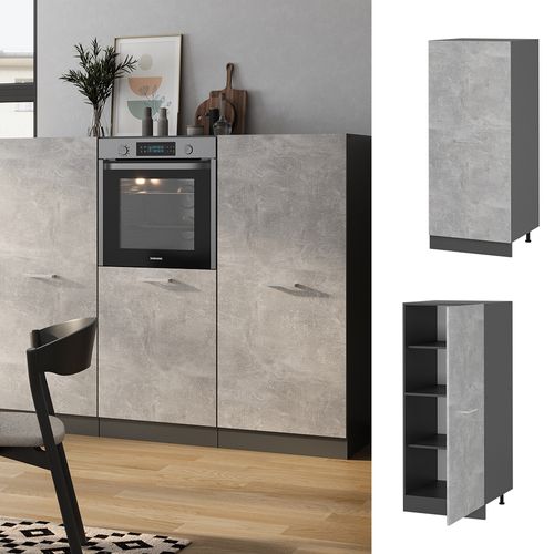 Meuble Pour Four R-line 53395 Béton 60cm