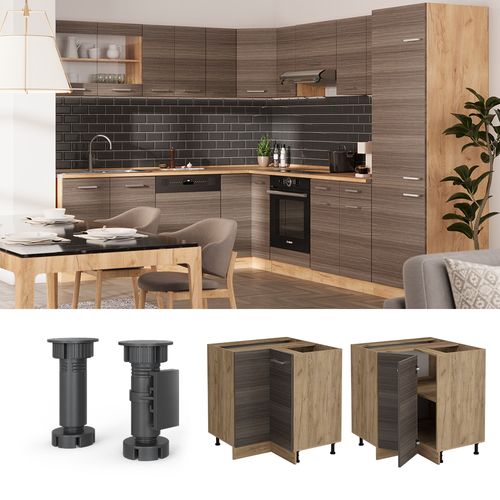 Meuble Dangle R-line 53440 Gris Noble 75.6cm , Pt Anthracite