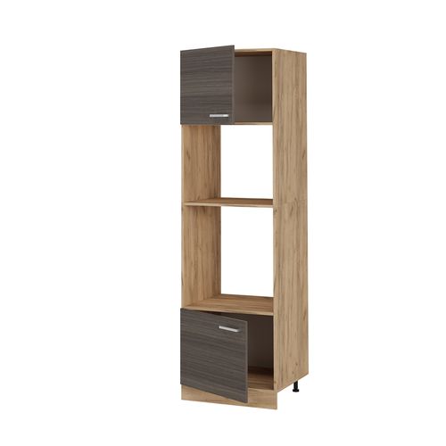 Armoire Micro-ondes R-line 53444 Gris Noble 60cm