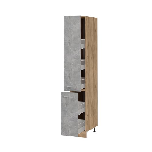 Meuble Haute De Cuisine R-line 53451 Béton 30cm