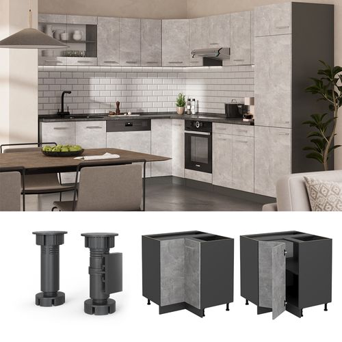 Meuble Dangle R-line 53488 Béton 75.6cm Sans Pt