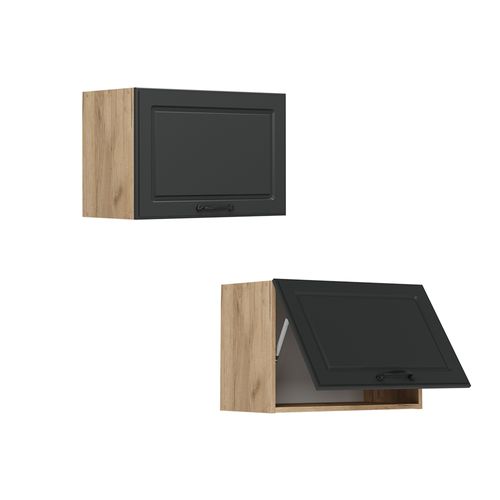 Elément Haut De Cuisine R-line 53505 Anthracite Campagne 60cm Plat