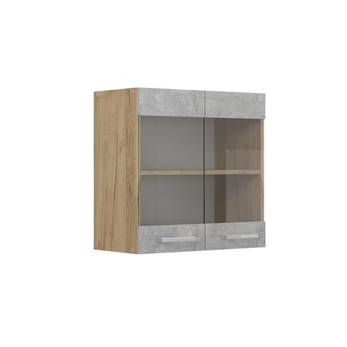 Armoire En Verre R-line 53513 Béton 60cm