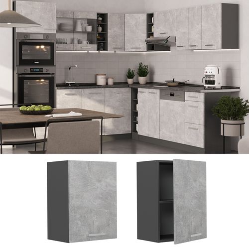 Elément Haut De Cuisine R-line 53518 Béton 45cm