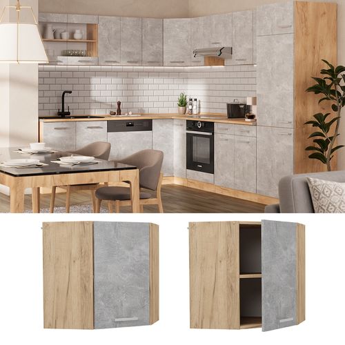 Elément Haut De Cuisine R-line 53561 Béton 57cm