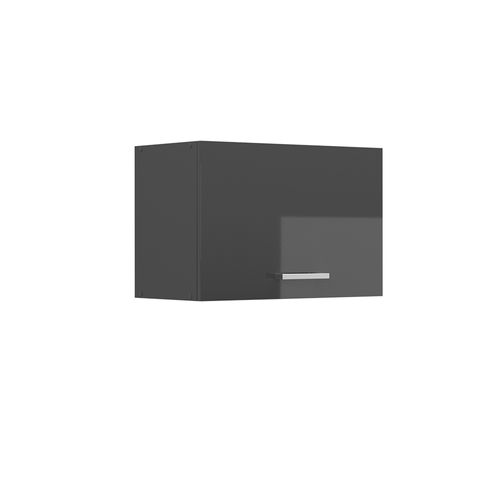 Elément Haut De Cuisine R-line 53608 Anthracite Haute Brillance 60cm Plat