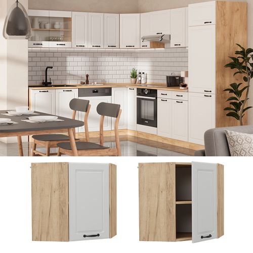 Elément Haut De Cuisine R-line 53620 Blanc Campagne 57cm