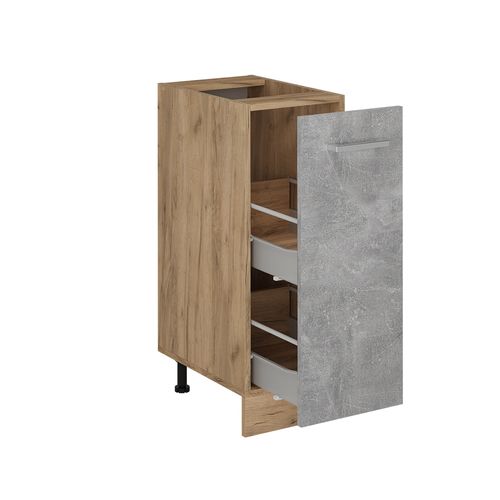Meuble De Cuisine R-line 53626 Béton 30cm Sans Pt