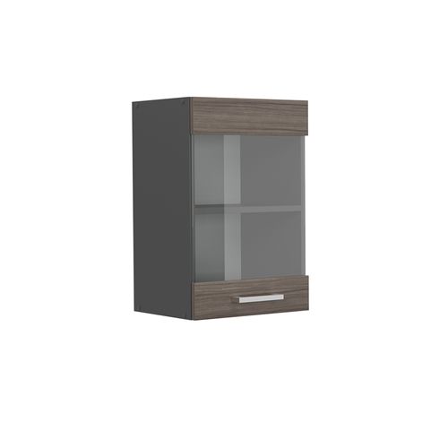 Armoire En Verre R-line 53667 Gris Noble 40cm