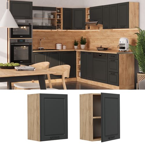 Elément Haut De Cuisine R-line 53689 Anthracite Campagne 45cm