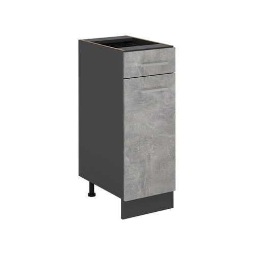 Meuble Cuisine R-line 53691 Béton 30cm Sans Pt