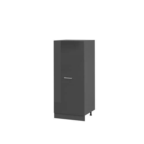 Meuble Pour Four R-line 53696 Anthracite Haute Brillance 60cm