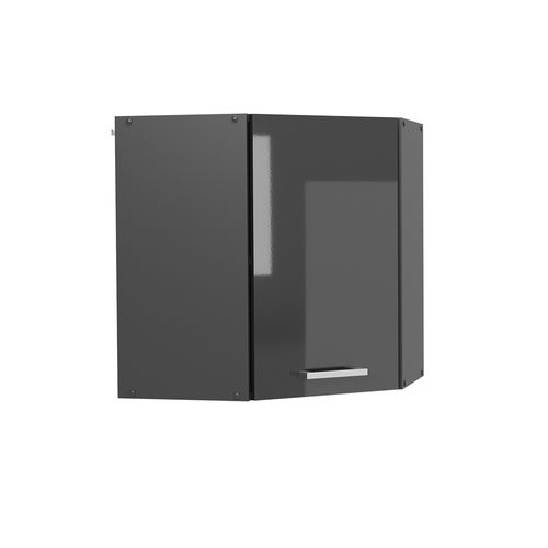 Elément Haut De Cuisine R-line 53729 Anthracite Haute Brillance 57cm