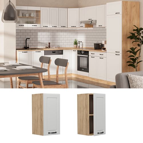 Elément Haut De Cuisine R-line 53741 Blanc Campagne 30cm