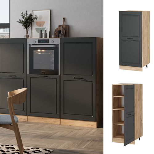 Meuble Pour Four R-line 53809 Anthracite Campagne 60cm