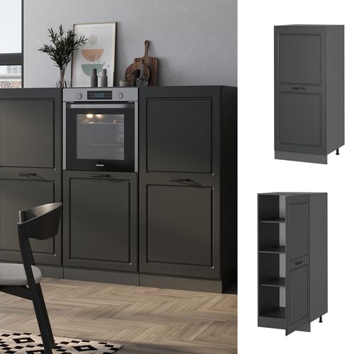 Meuble Pour Four R-line 53814 Anthracite Campagne 60cm