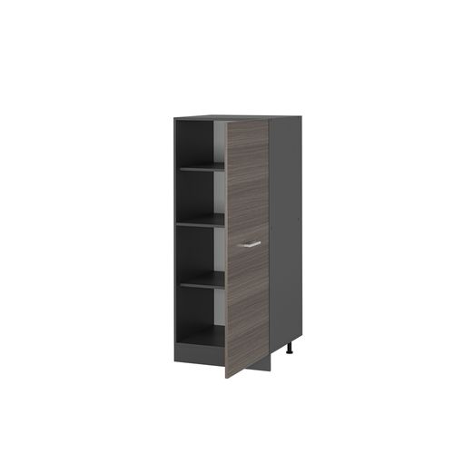 Meuble Pour Four R-line 53815 Gris Noble 60cm