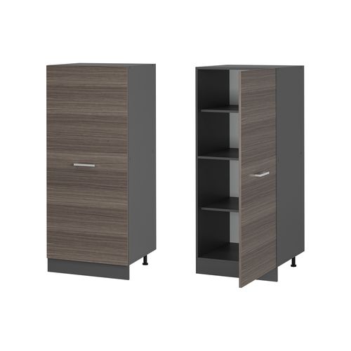 Meuble Pour Four R-line 53815 Gris Noble 60cm