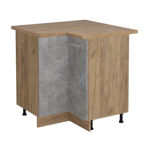 Meuble Dangle R-line 53853 Béton 75.6cm , Pt Chêne