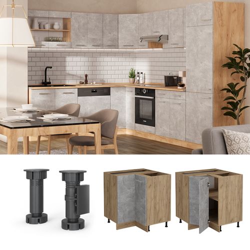 Meuble Dangle R-line 53854 Béton 75.6cm Pt Marbre