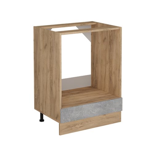 Meuble Pour Four R-line 53855 Béton 60cm Sans Pt